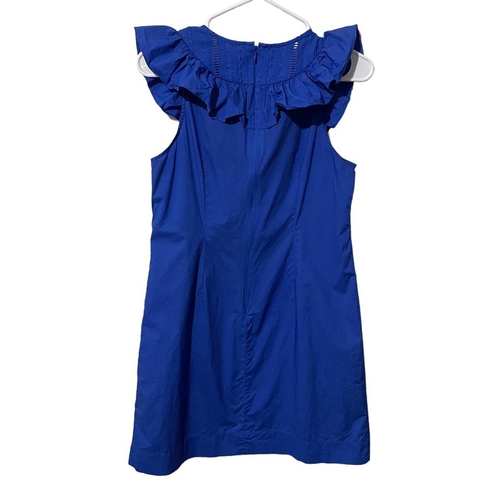 J. Crew Blue Ruffle Dress - Picture 8 of 10